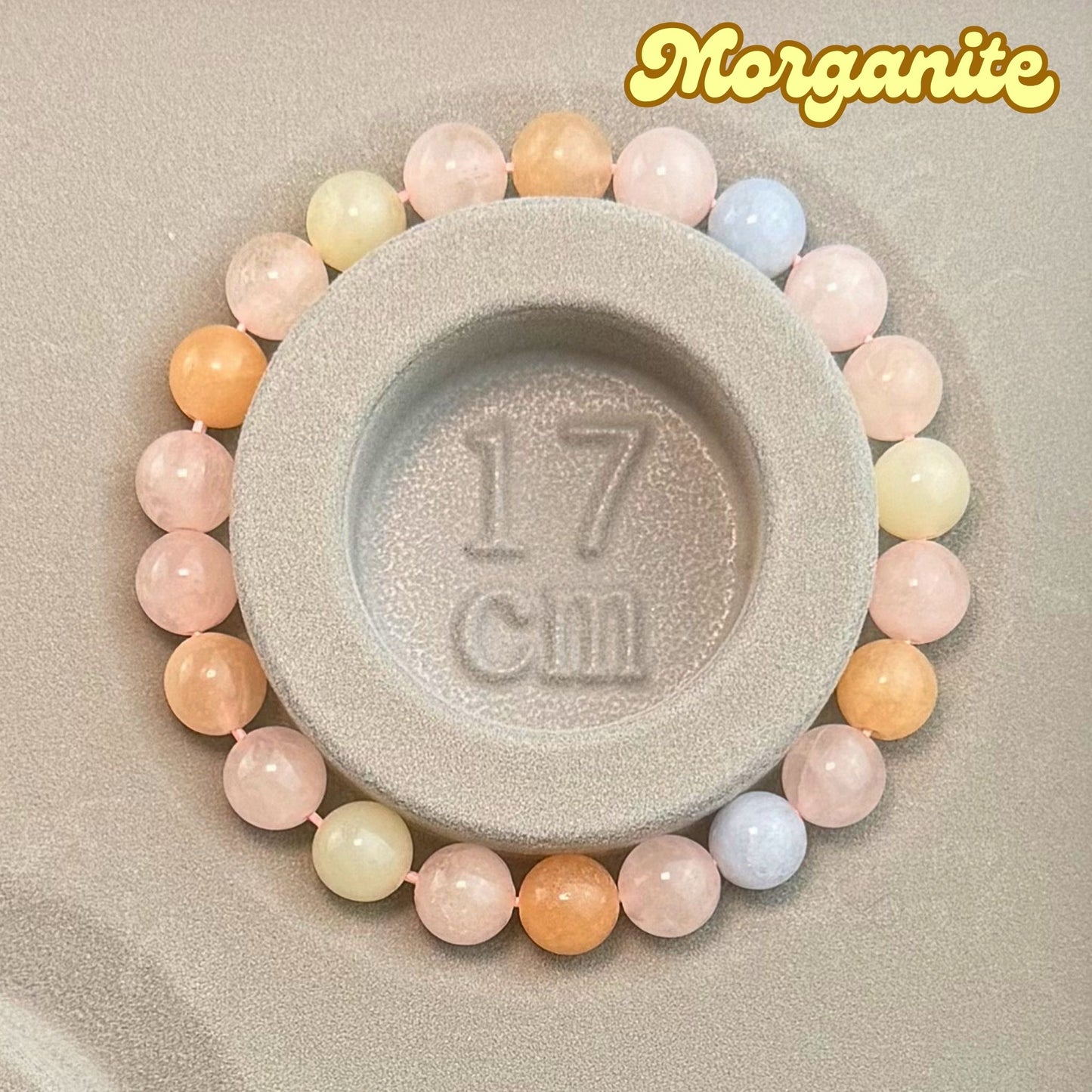 Morganite 8mm Bracelet