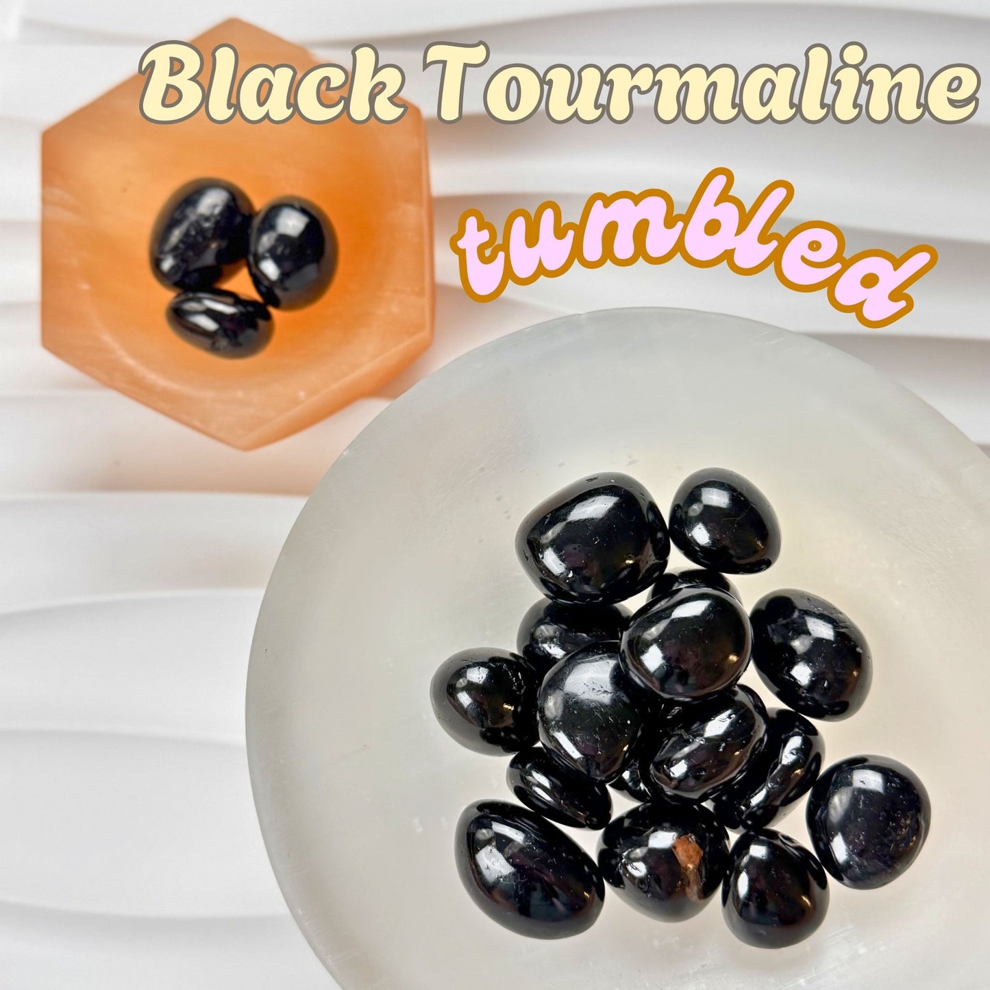 Black Tourmaline Tumbled Stone