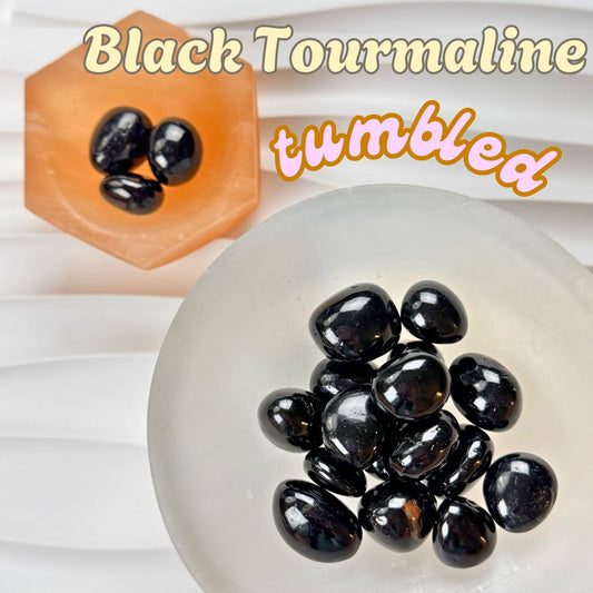 Black Tourmaline Tumbled Stone