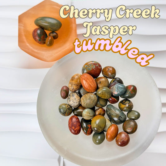 Cherry Creek Jasper Tumbled Stone