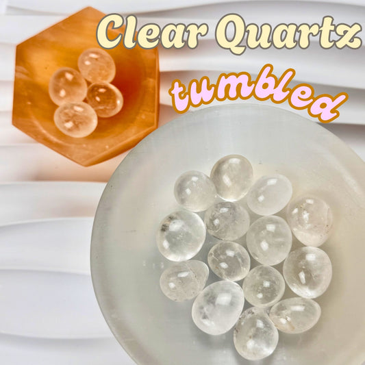 Clear Quartz Tumbled Stone
