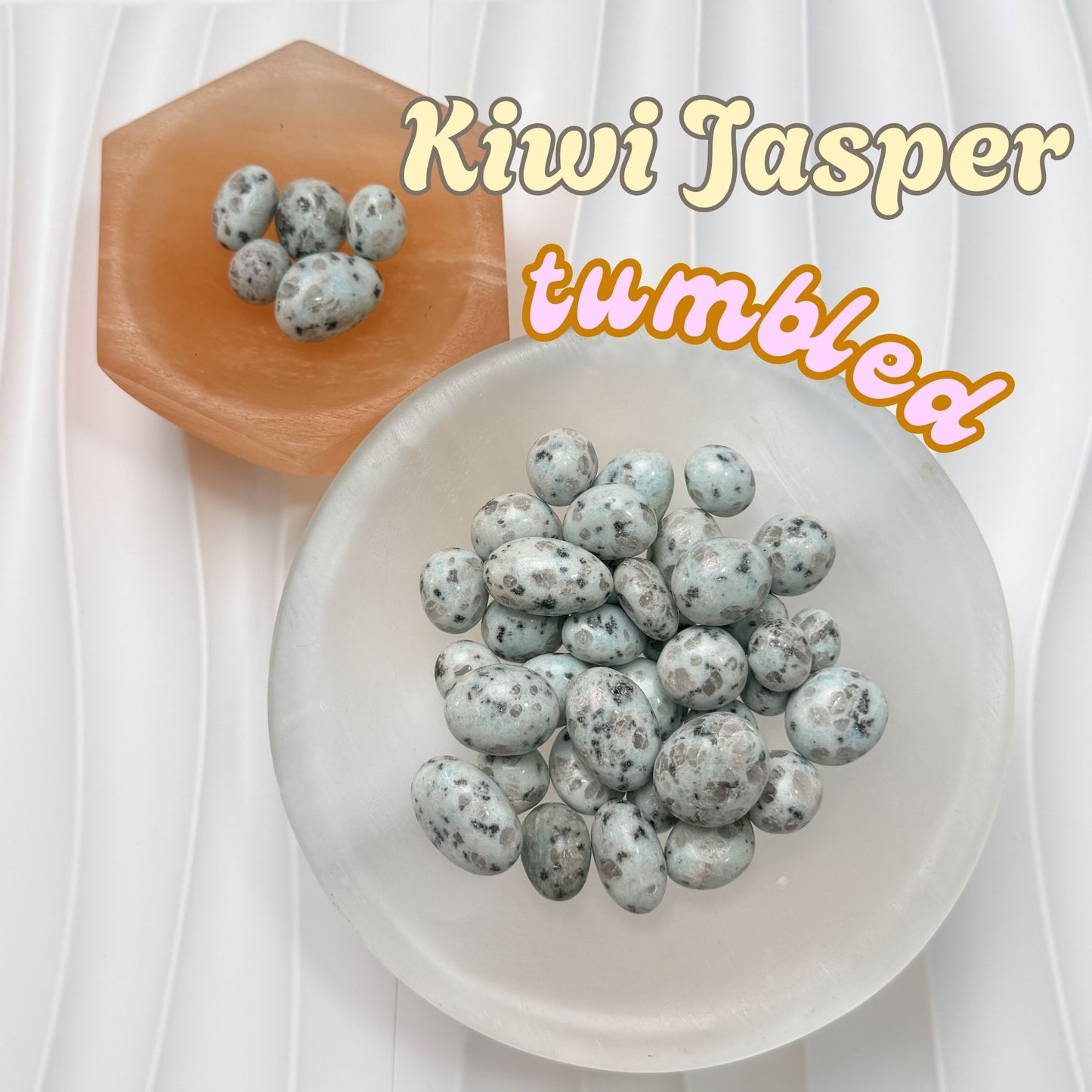 Kiwi Jasper Tumbled Stone