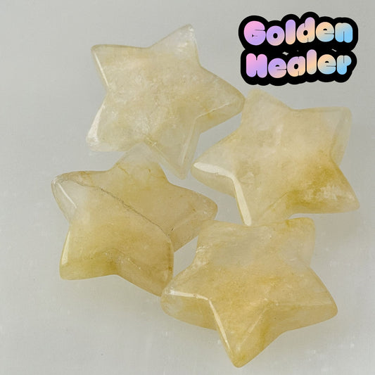 Golden Healer Mini Star Carving