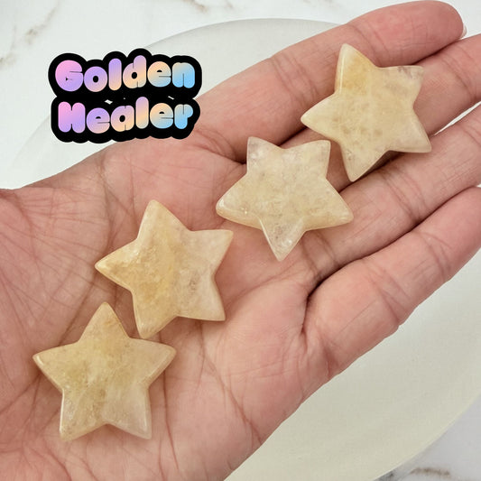 Golden Healer Mini Star Carving