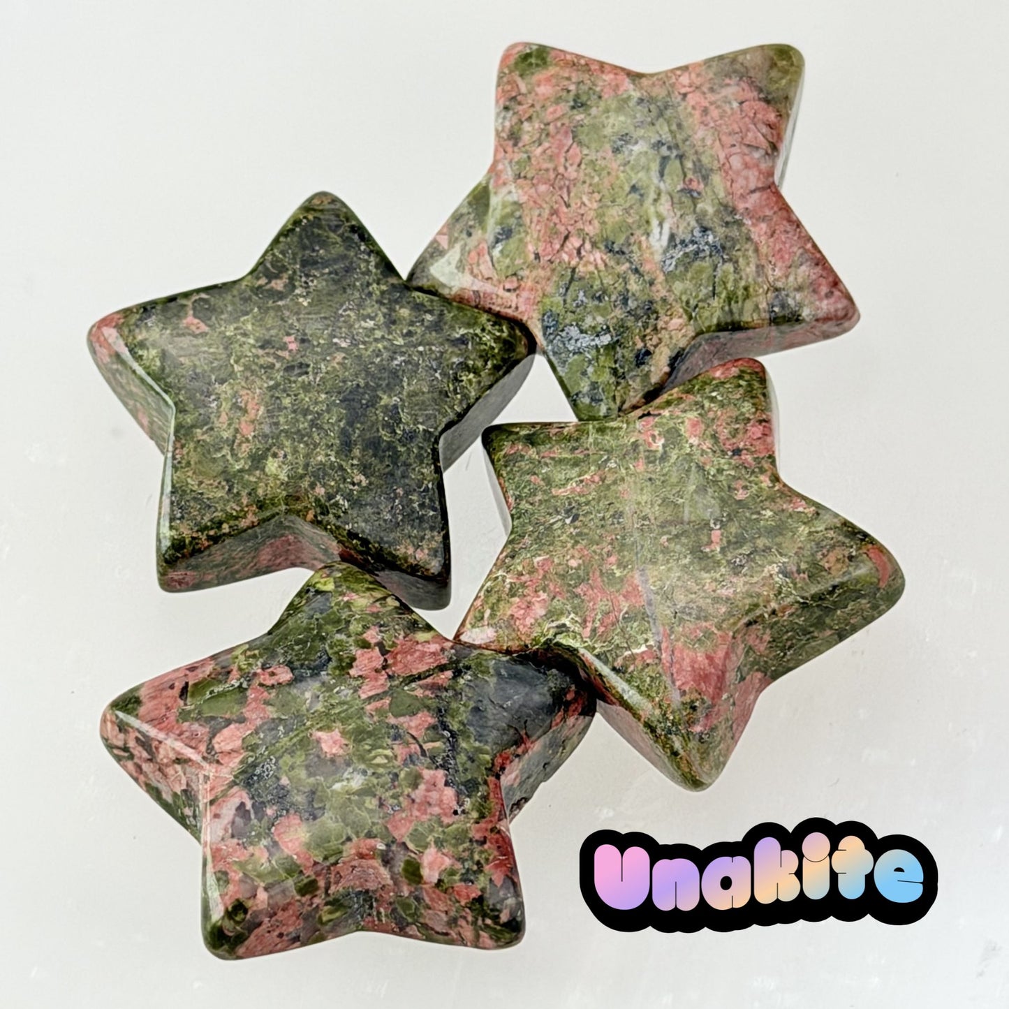 Unakite Mini Star Carving