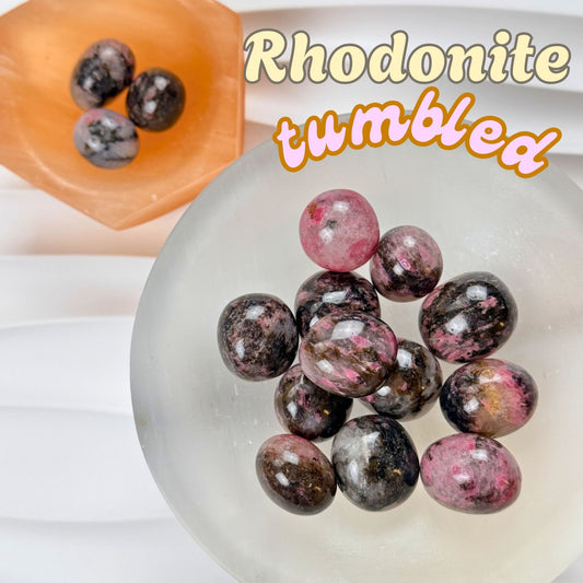 Rhodonite Tumbled Stone