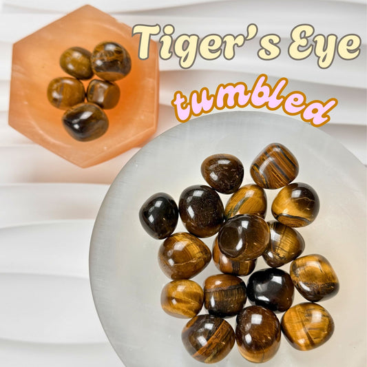 Tiger's Eye Tumbled Stone