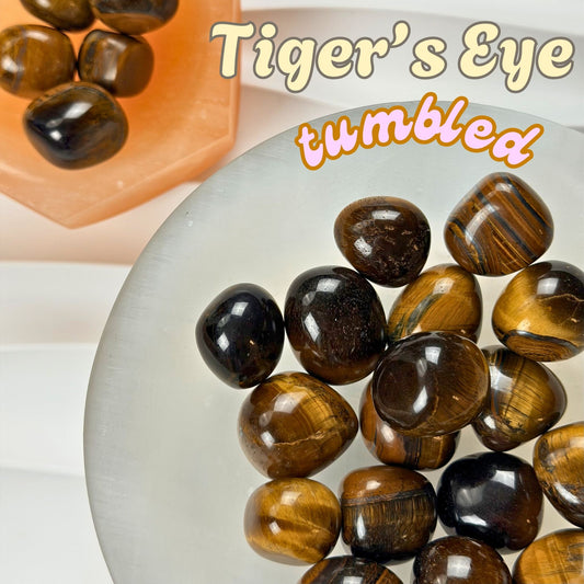 Tiger's Eye Tumbled Stone