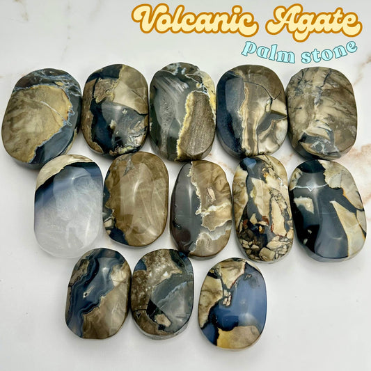 Volcanic Agate Palm Stone | Intuitively Chosen