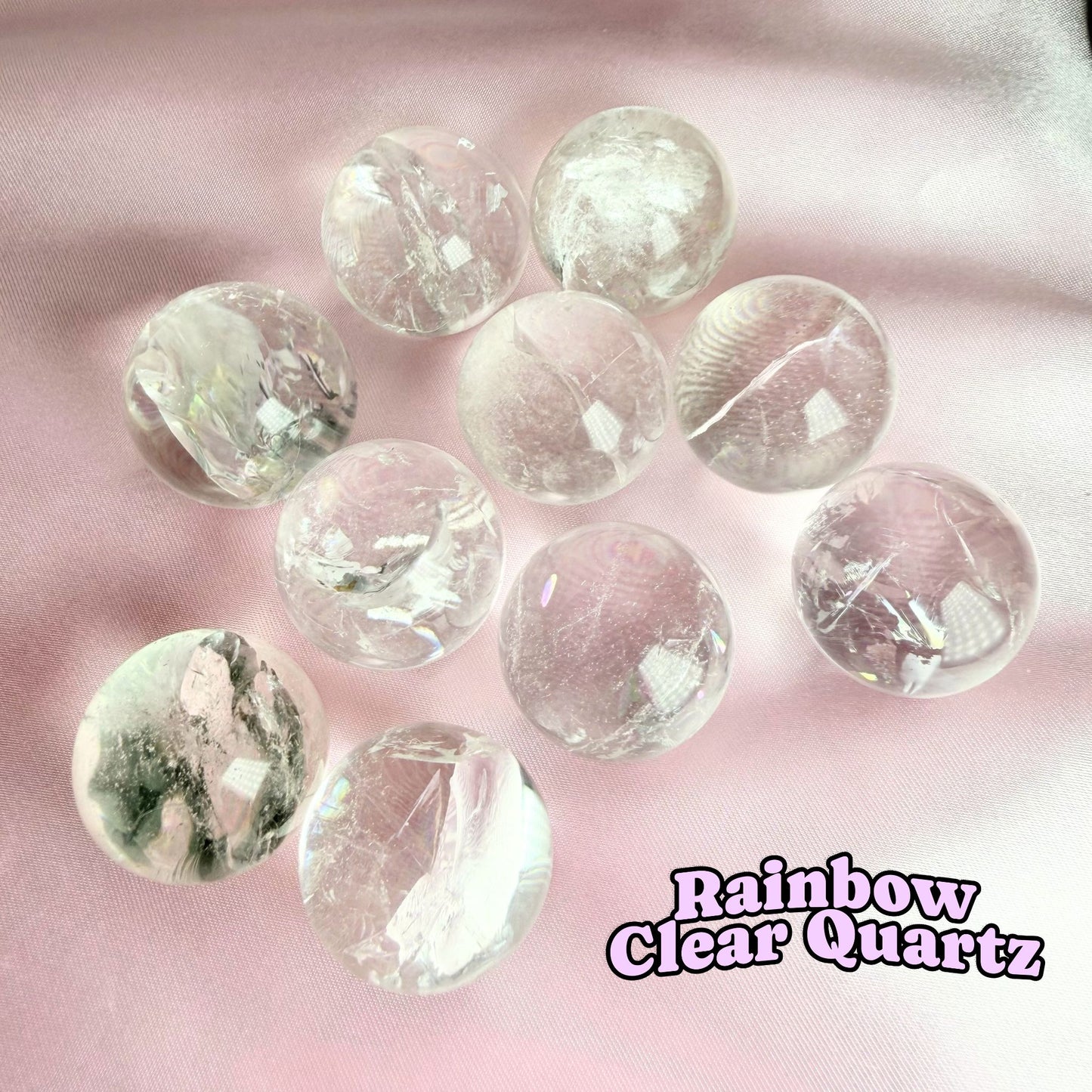 Rainbow Clear Quartz Mini Sphere | Intuitively Chosen
