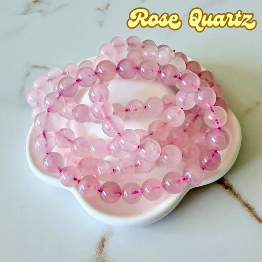 Rose Quartz 8mm Bracelet