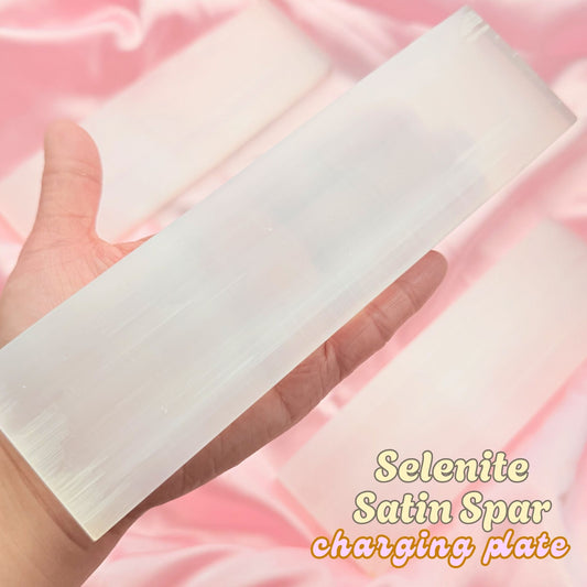 Selenite Charging Plate - 8 inches