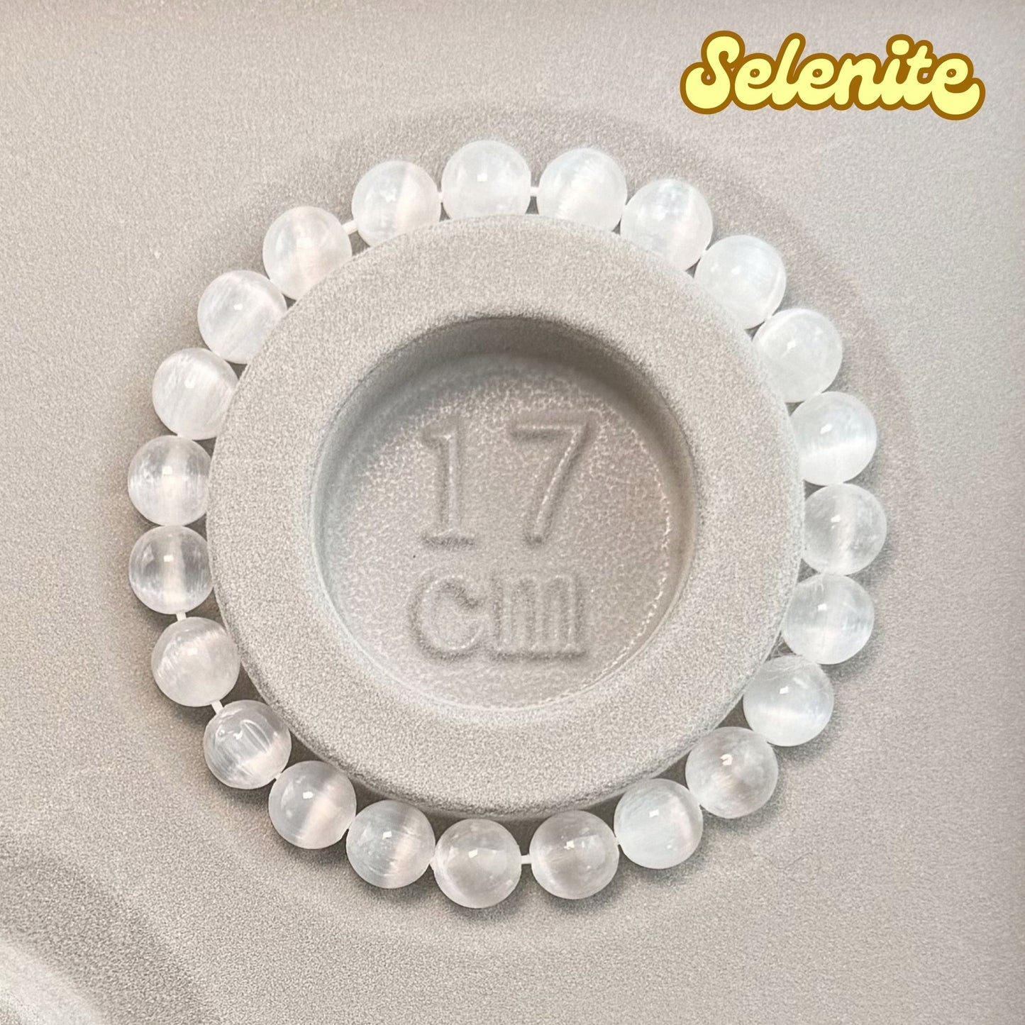 Selenite 8mm Bracelet