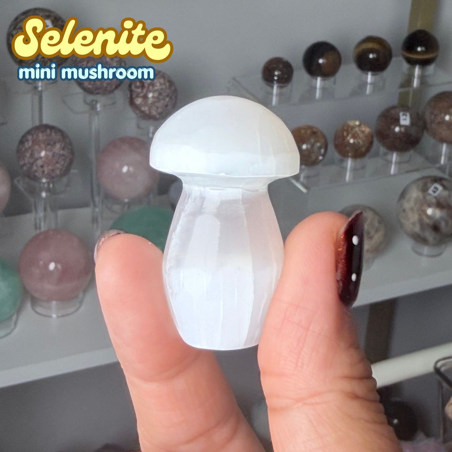 Selenite Mini Mushroom