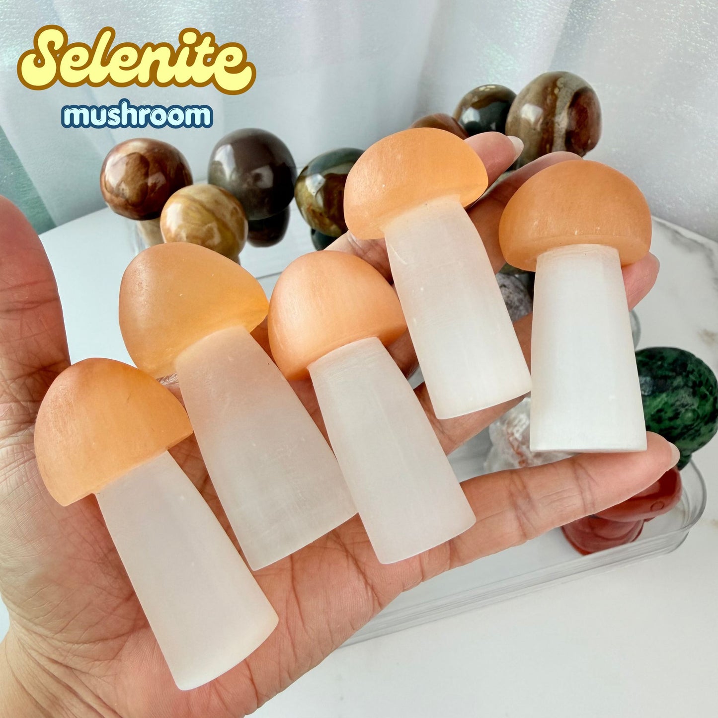 Selenite Mushroom