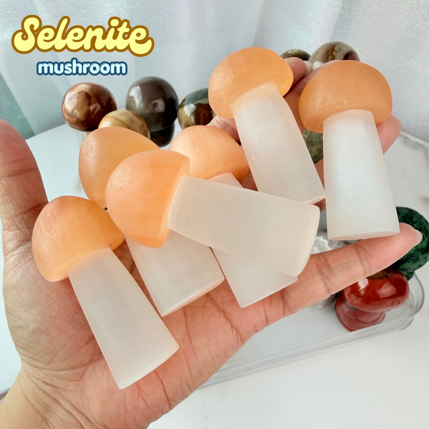 Selenite Mushroom