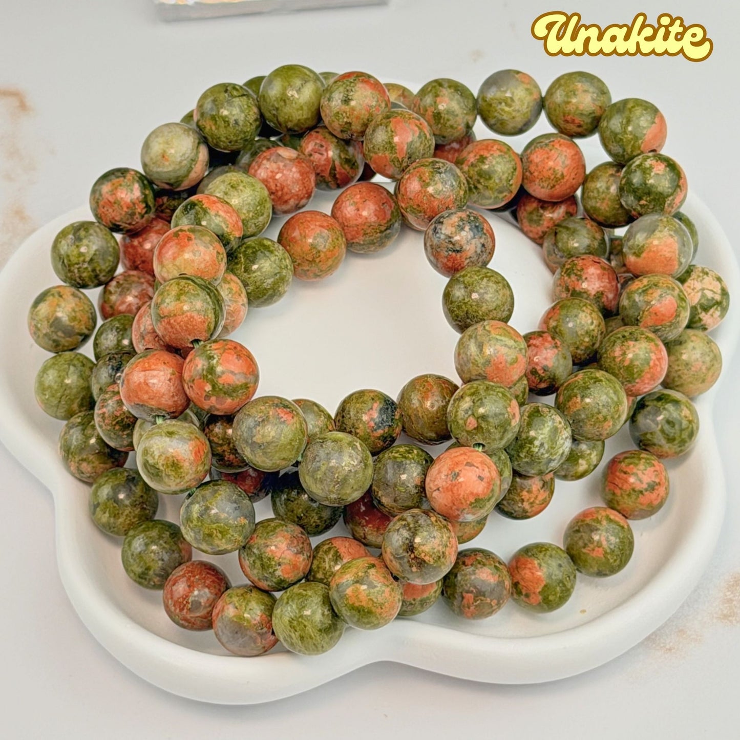 Unakite 8mm Bracelet