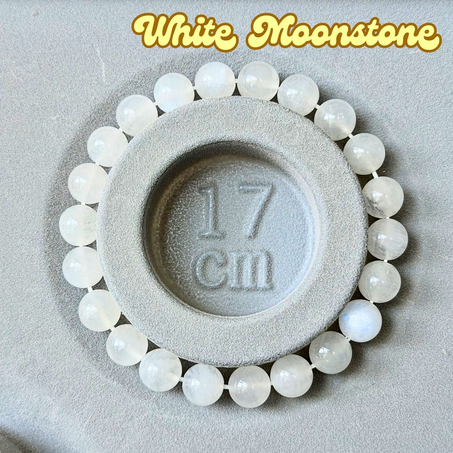 White Moonstone 8mm Bracelet