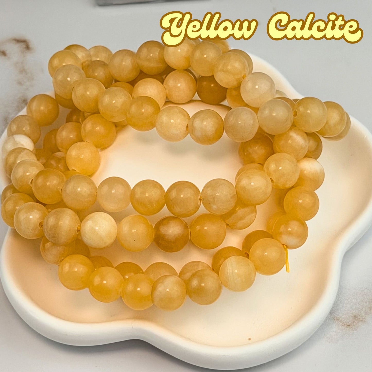 Yellow Calcite 8mm Bracelet